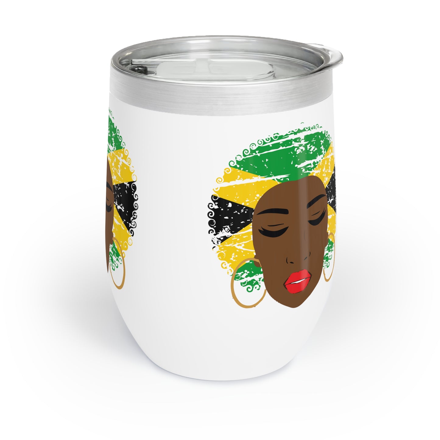 Jamaica Wine Tumbler With Jamaica Flag Jamaica Souvenir Jamaica Merchandise Gift For Jamaica Woman Jamaica Heritage Jamaica Culture Jamaica Gift