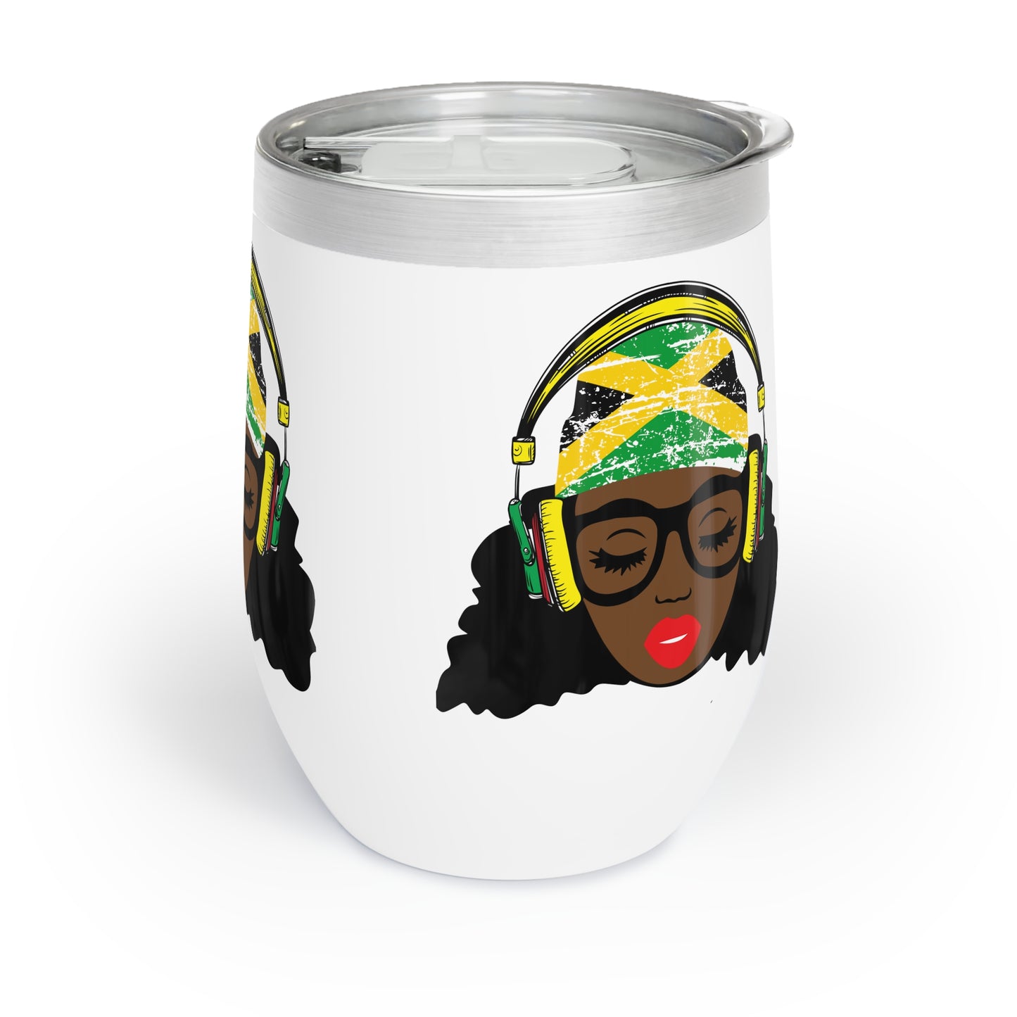 Jamaica Wine Tumbler With Jamaica Flag Jamaica Souvenir Jamaica Merchandise Gift For Jamaica Woman Jamaica Heritage Jamaica Culture Jamaica Gift