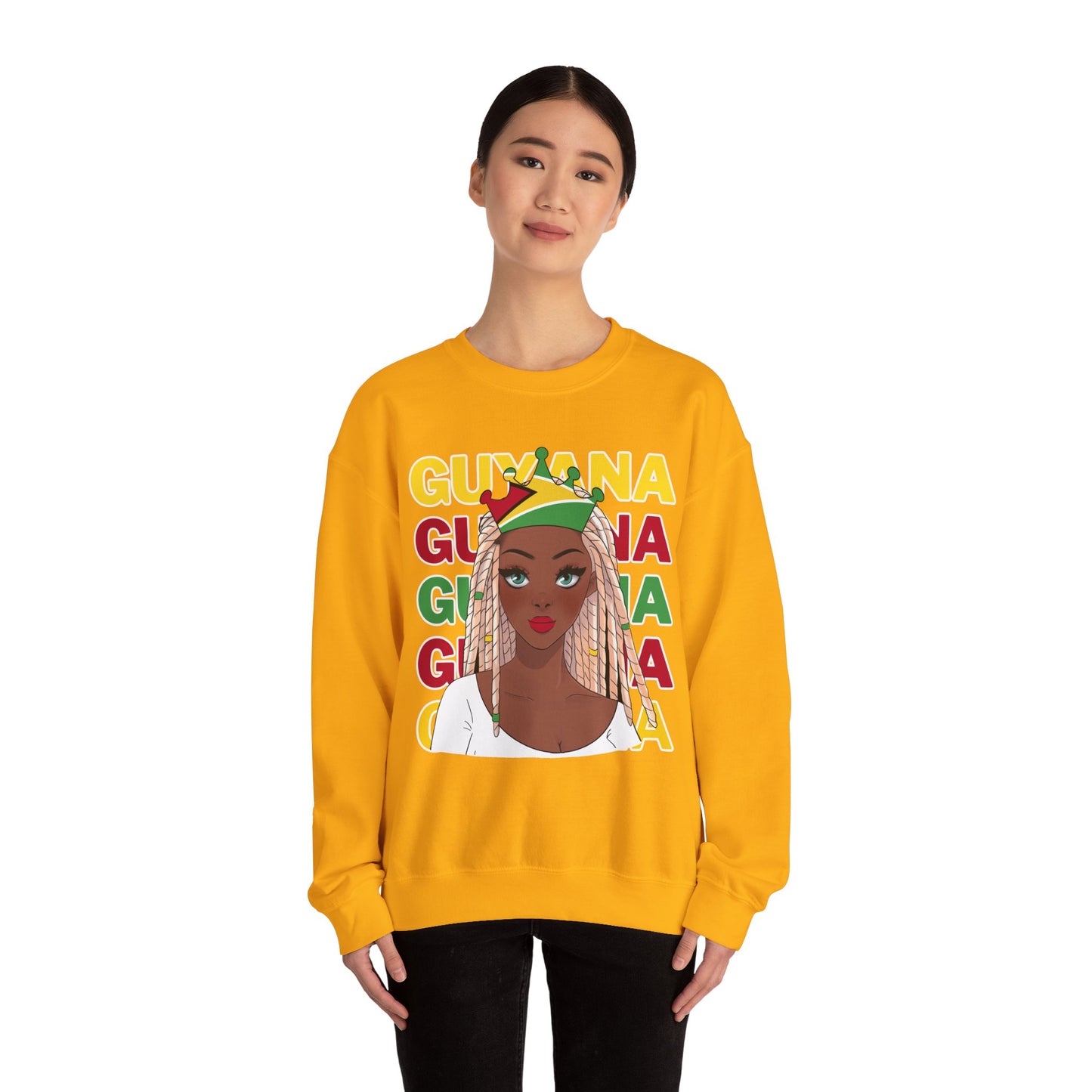Gift For Guyanese Mom Guyana Sweatshirt Guyana Top Guyana flag sweatshirt Guyana Sweatshirt Guyana Pride Sweatshirt