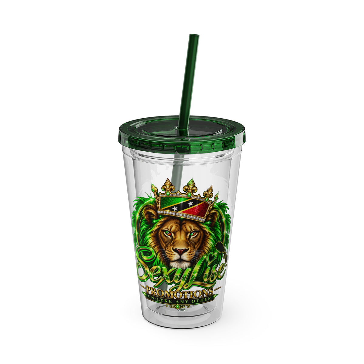 Sexy Lise Custom 16oz Tumbler with Straw