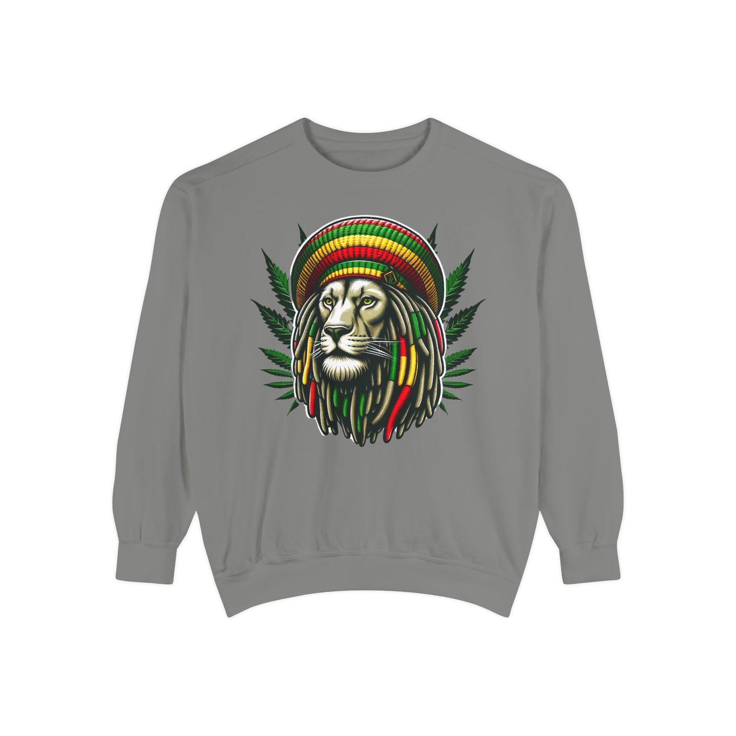 Men's Reggae Rasta Lion Head Sweatshirt