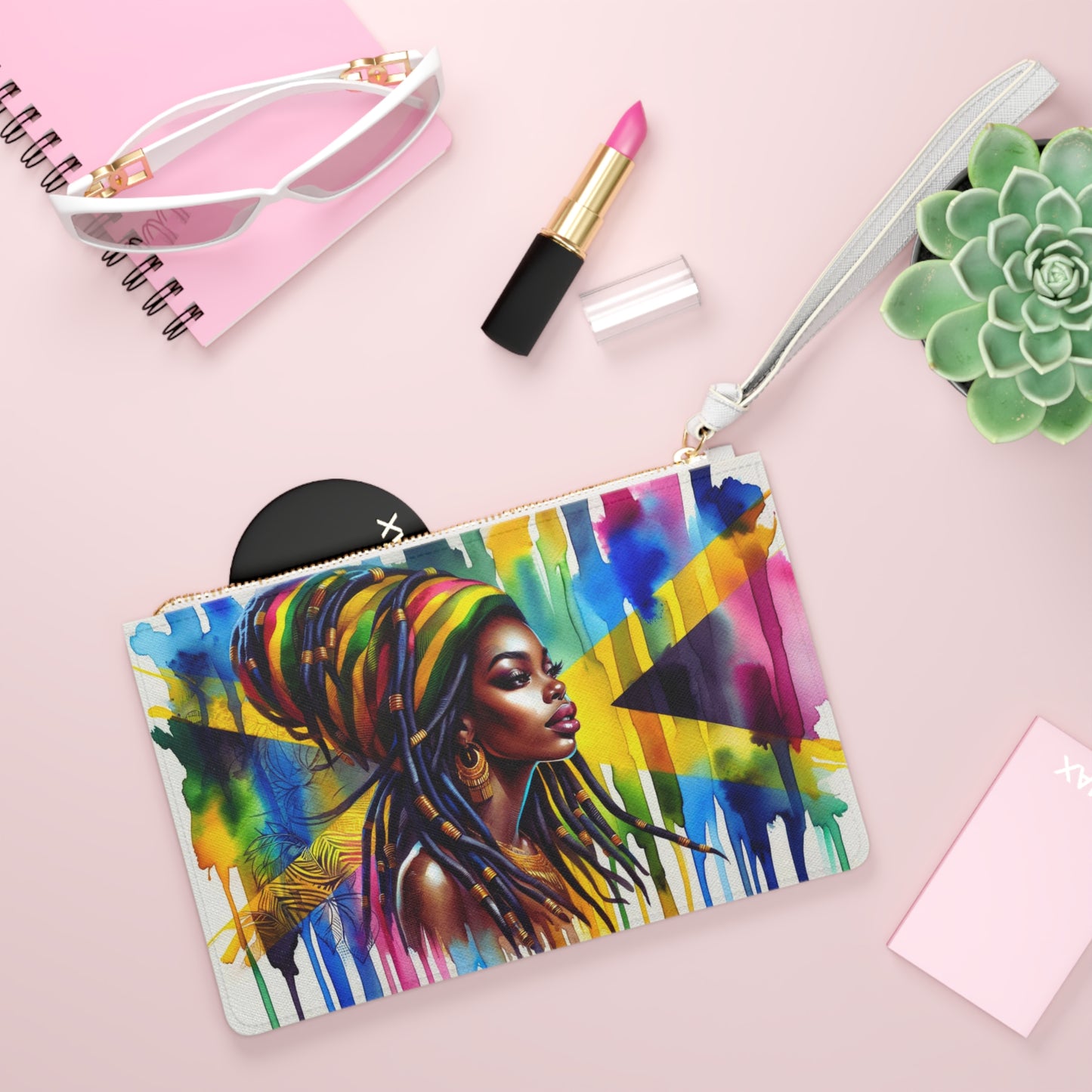 Mother's Day Gift for Jamaica Mom Jamaica Accessories Gift For Jamaican Woman Jamaica Flag Clutch Purse