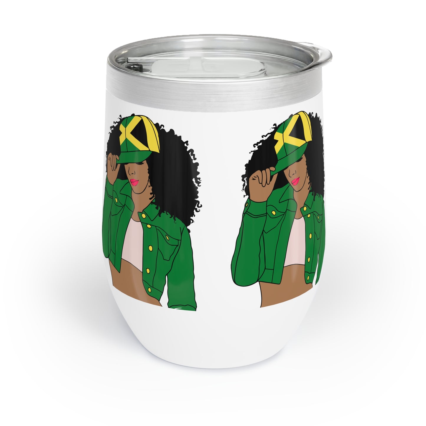 Jamaica Wine Tumbler With Jamaica Flag Jamaica Souvenir Jamaica Merchandise Gift For Jamaica Woman Jamaica Heritage Jamaica Culture Jamaica Gift
