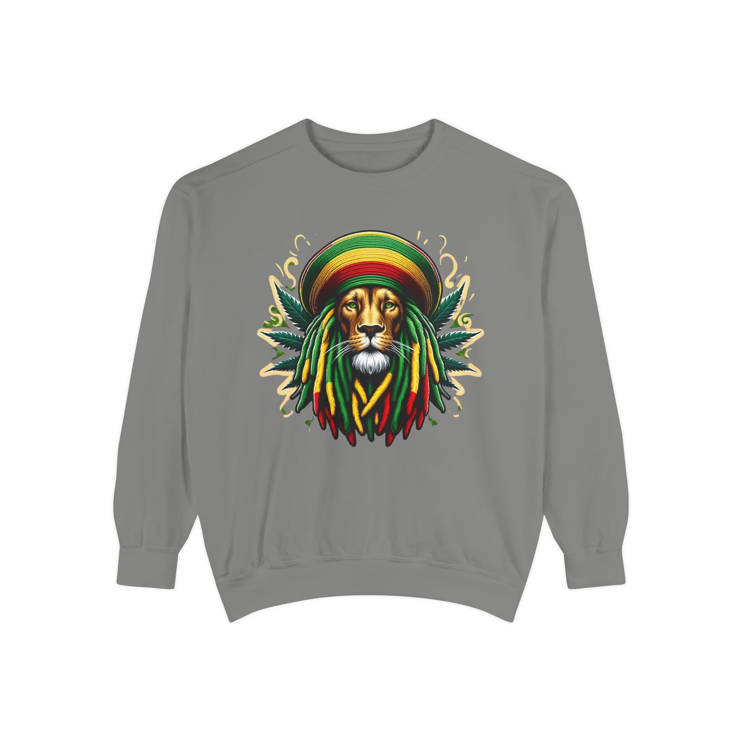 Men's Reggae Rasta Lion Head Sweatshirt