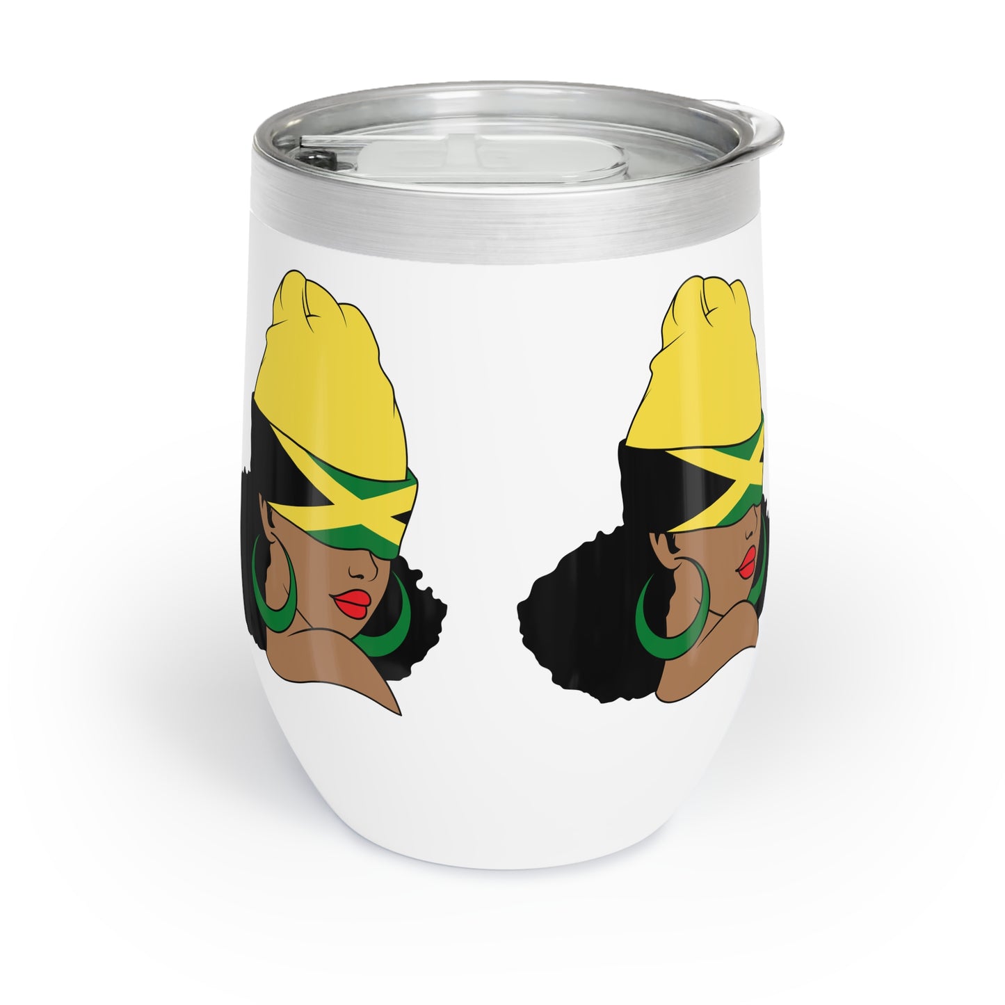 Jamaica Wine Tumbler With Jamaica Flag Jamaica Souvenir Jamaica Merchandise Gift For Jamaica Woman Jamaica Heritage Jamaica Culture Jamaica Gift