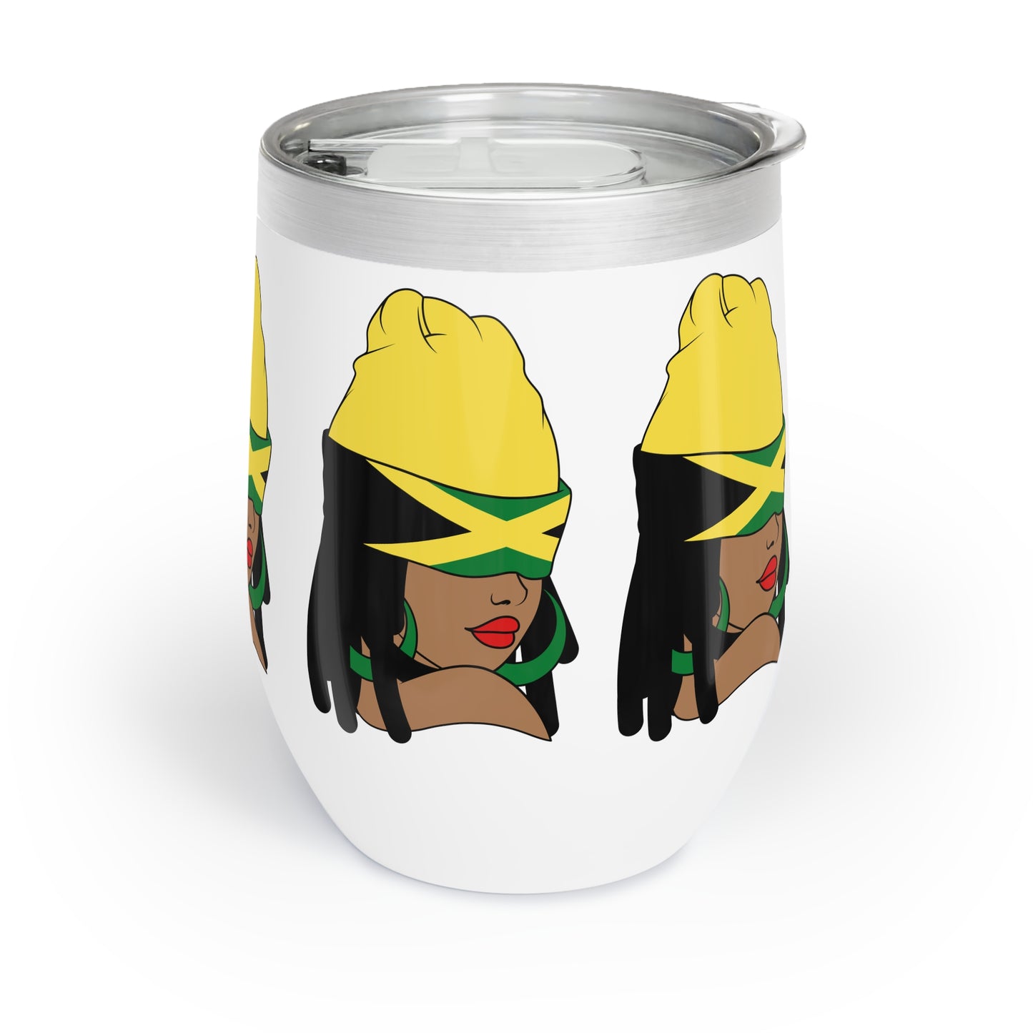 Jamaica Wine Tumbler With Jamaica Flag Jamaica Souvenir Jamaica Merchandise Gift For Jamaica Woman Jamaica Heritage Jamaica Culture Jamaica Gift