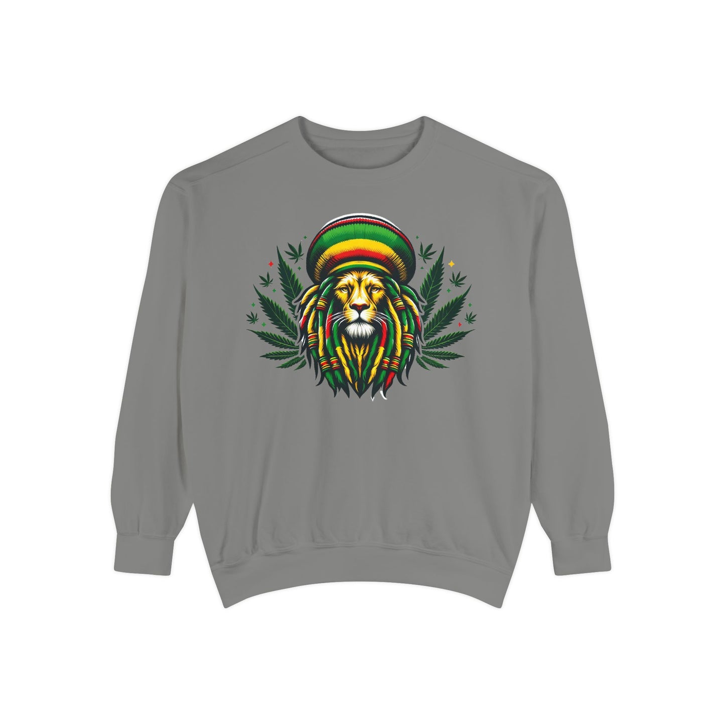 Men's Reggae Rasta Lion Head Sweatshirt