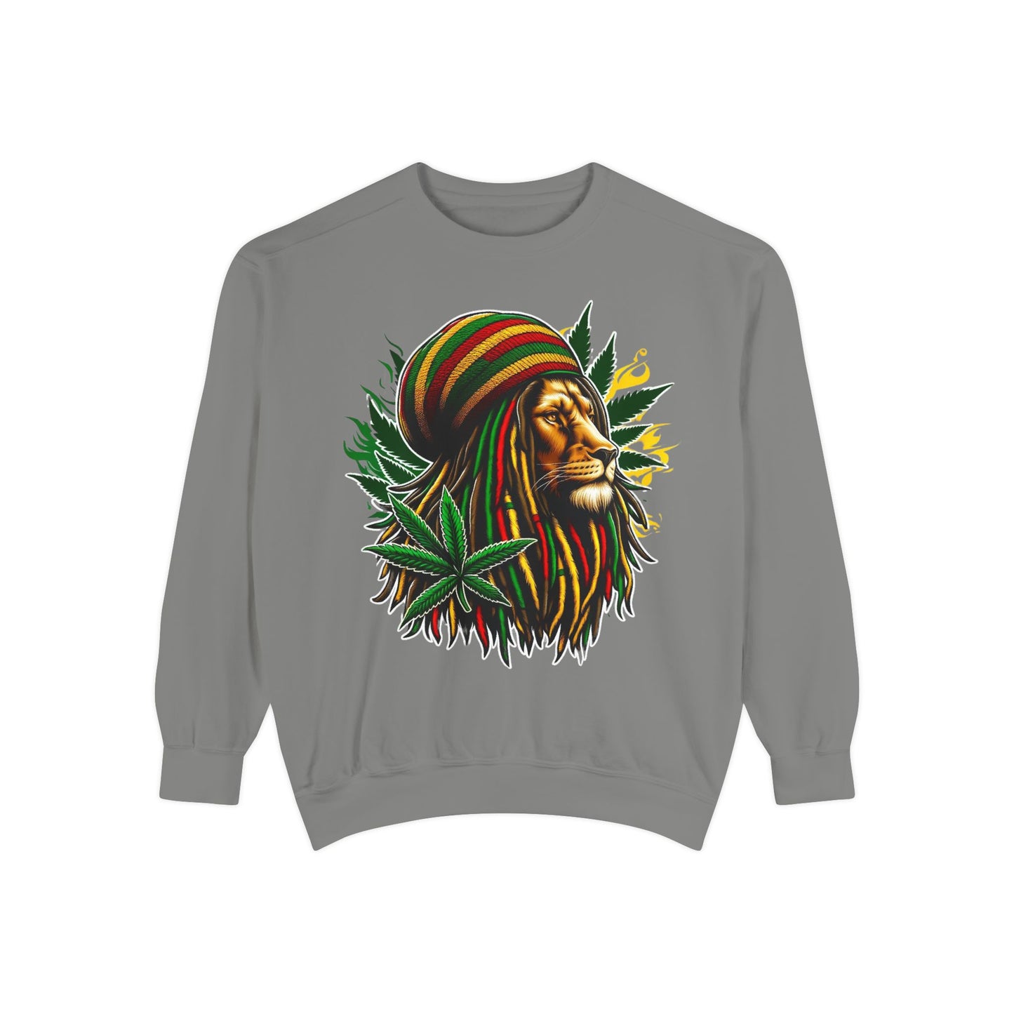 Men's Reggae Rasta Lion Head Sweatshirt