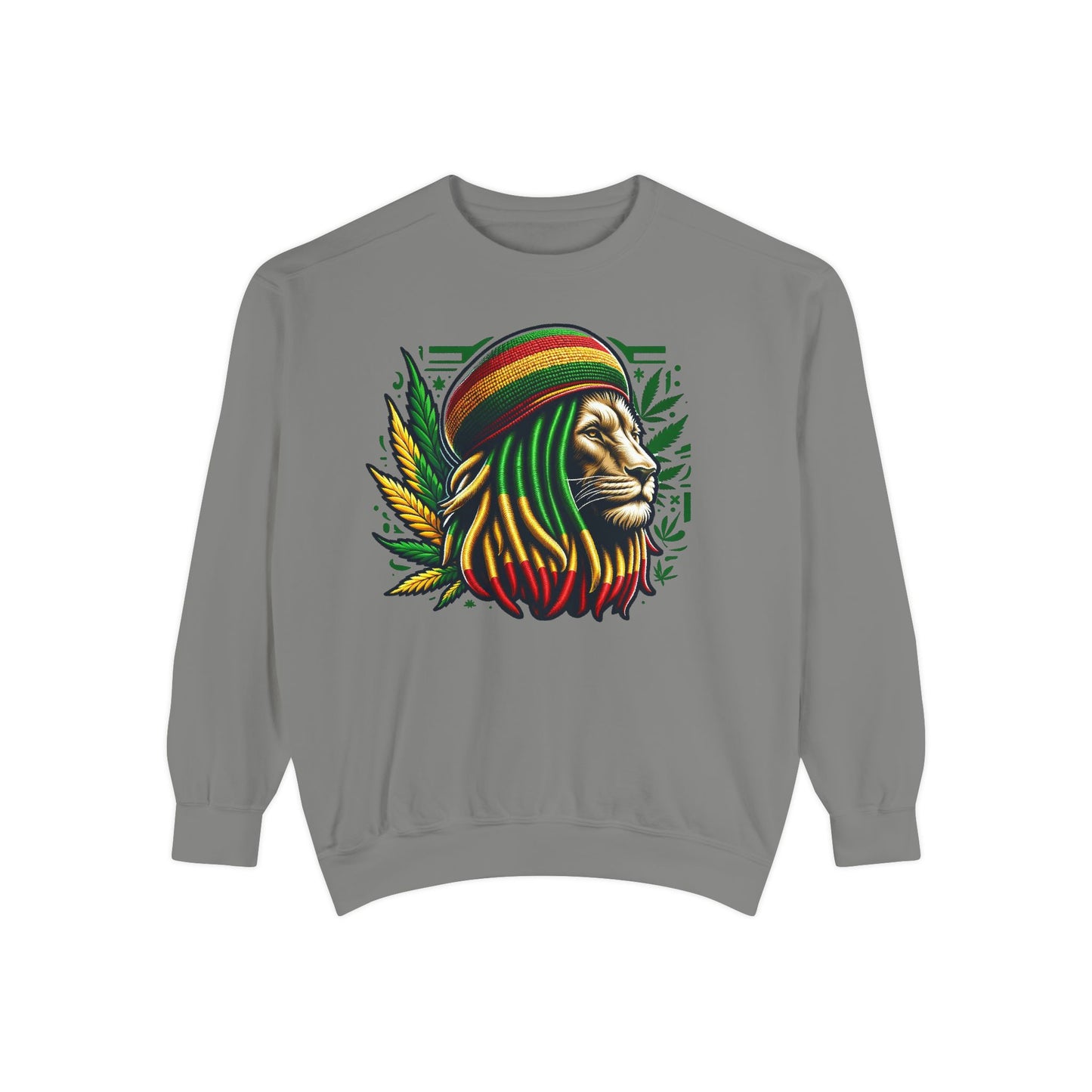 Men's Reggae Rasta Lion Head Sweatshirt
