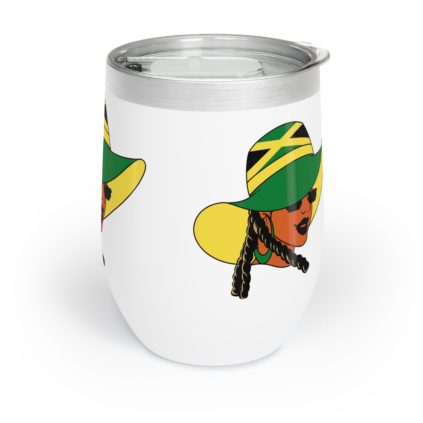 Jamaica Wine Tumbler With Jamaica Flag Jamaica Souvenir Jamaica Merchandise Gift For Jamaica Woman Jamaica Heritage Jamaica Culture Jamaica Gift