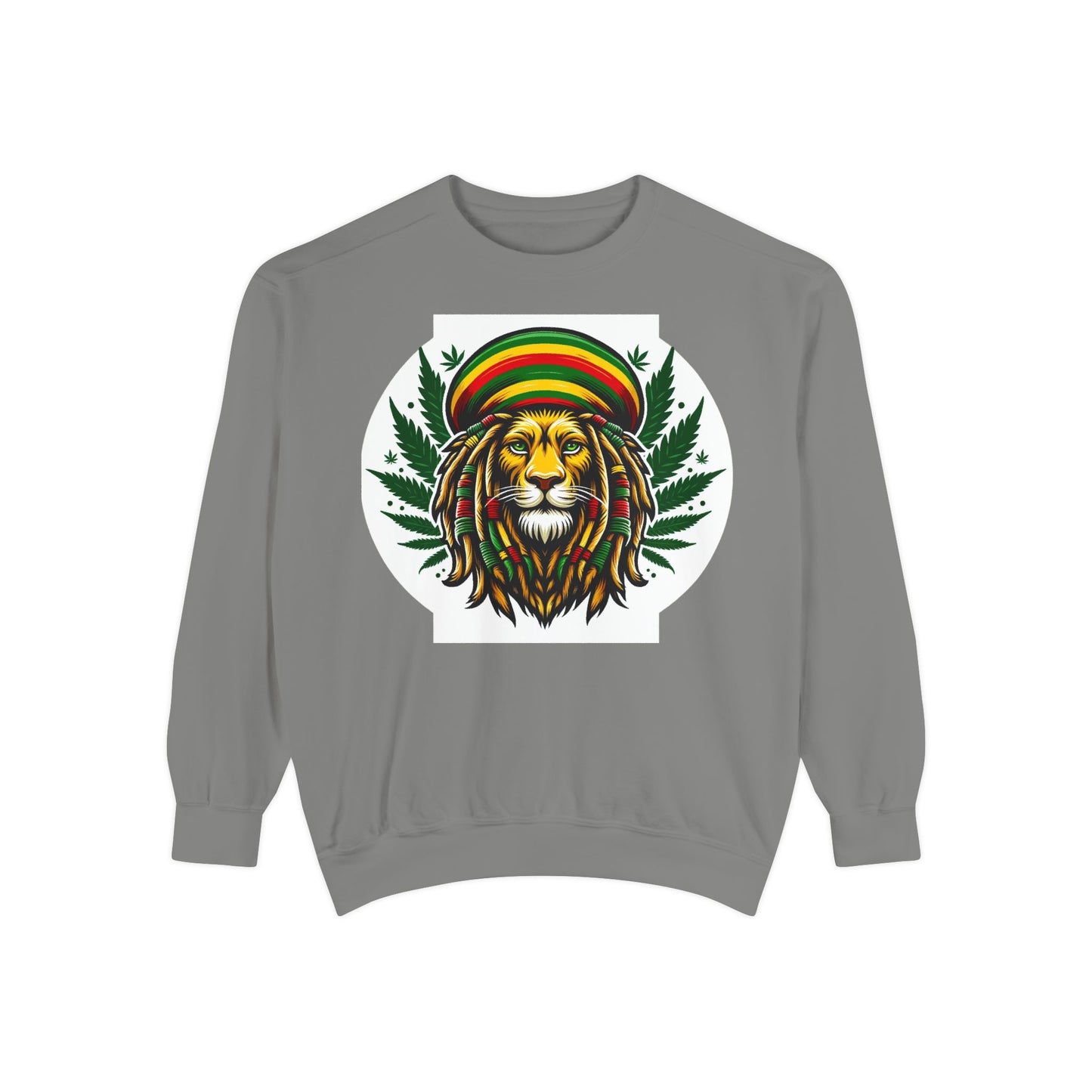 Men's Reggae Rasta Lion Head Sweatshirt