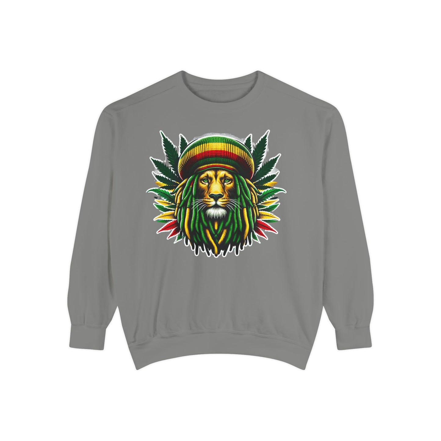 Men's Reggae Rasta Lion Head Sweatshirt