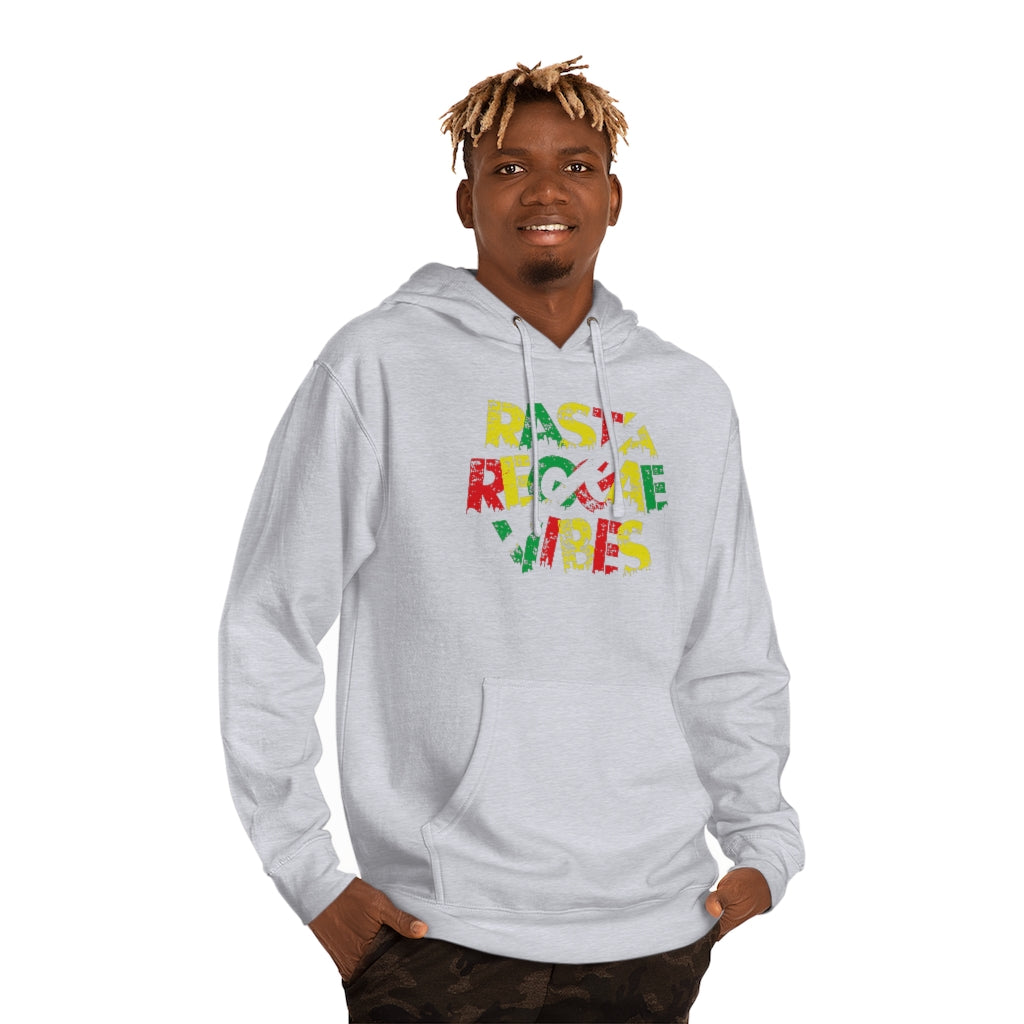 Rasta Reggae Vibes Pull Up Rasta Hoodie