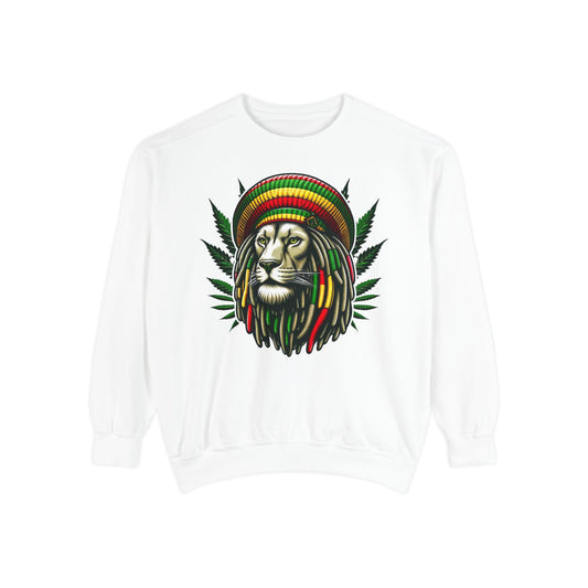 Men's Reggae Rasta Lion Head Sweatshirt