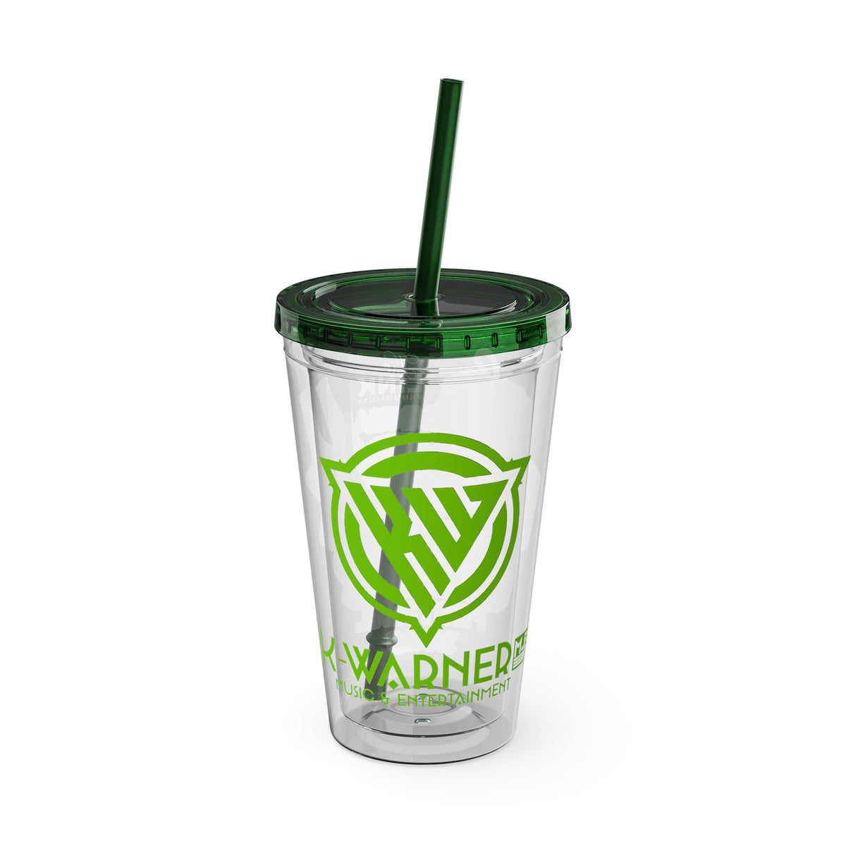 K Warner Custom  16oz Tumbler with Straw