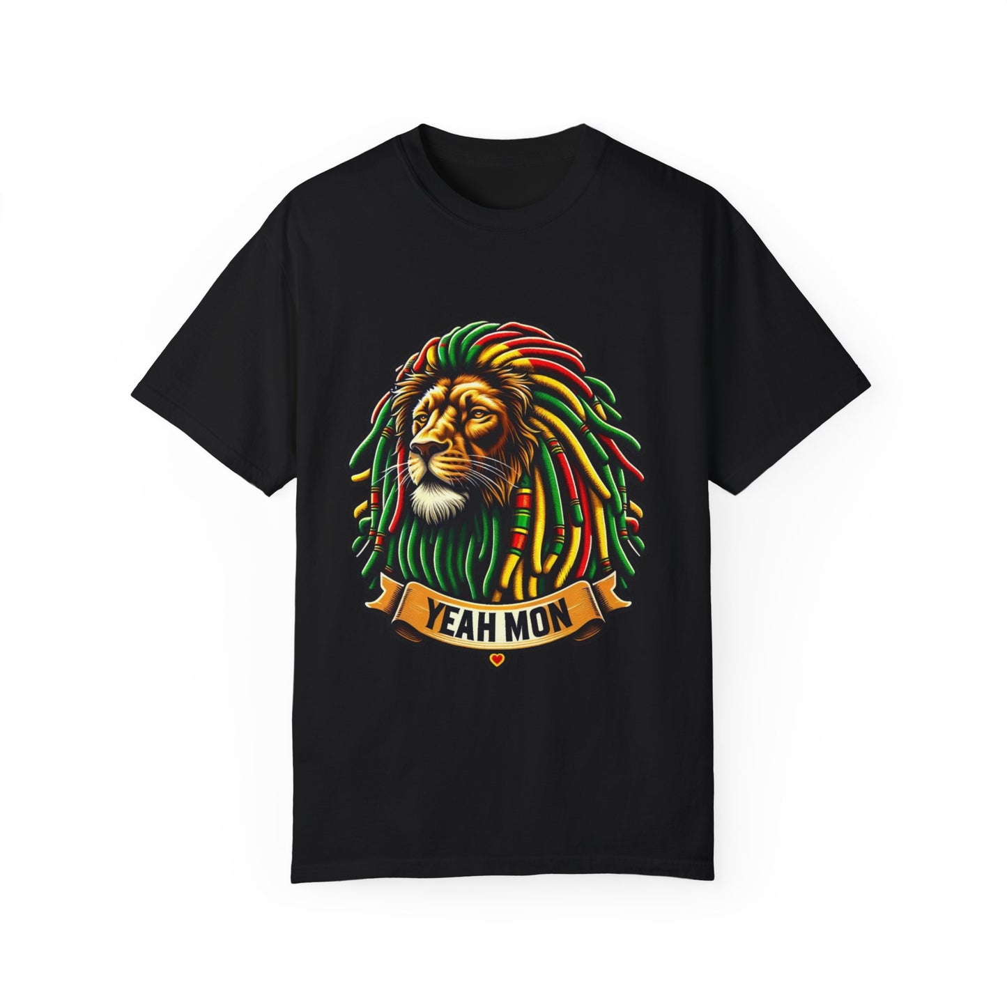 Rasta Lion Shirt Reggae Tee Yeah Mon Reggae Shirt Yeah Mon Jamaica Shirt Reggae Clothing Jamaica Slang Rasta Lion Shirt Rasta Reggae Shirt