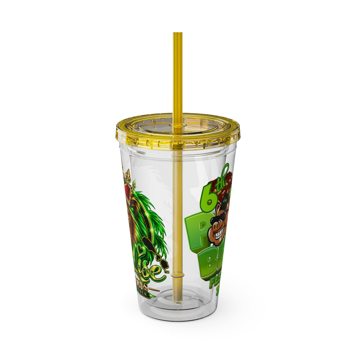 Sexy Lise Custom Pork & Beer Festival 16oz Tumbler with Straw