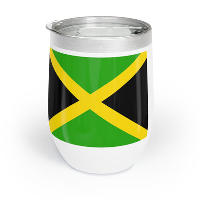 Personalized St Elizabeth Jamaica Flag Wine Tumbler Gift for Jamaican Patriotic Jamaican Gift Jamaica Souvenir Jamaica Heritage Jamaica Root