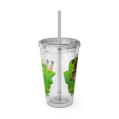 Custom Pork & Beer Festival 16oz Tumbler with Straw