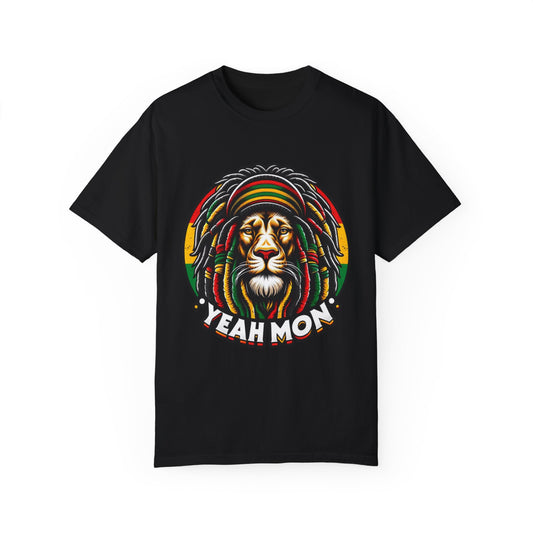 Yeah Mon Reggae Shirt Yeah Mon Jamaica Shirt Reggae Clothing Jamaica Slang Rasta Lion Shirt Rasta Reggae Shirt