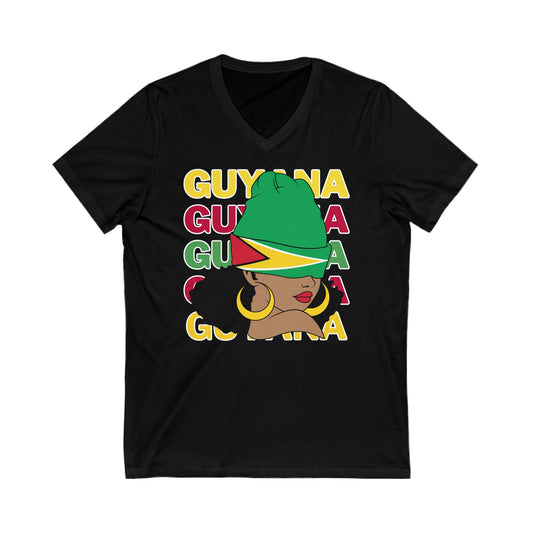 Guyana V-Neck T-Shirt  For Women