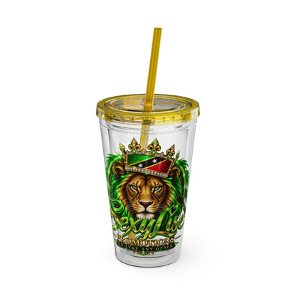 Sexy Lise Custom Pork & Beer Festival 16oz Tumbler with Straw