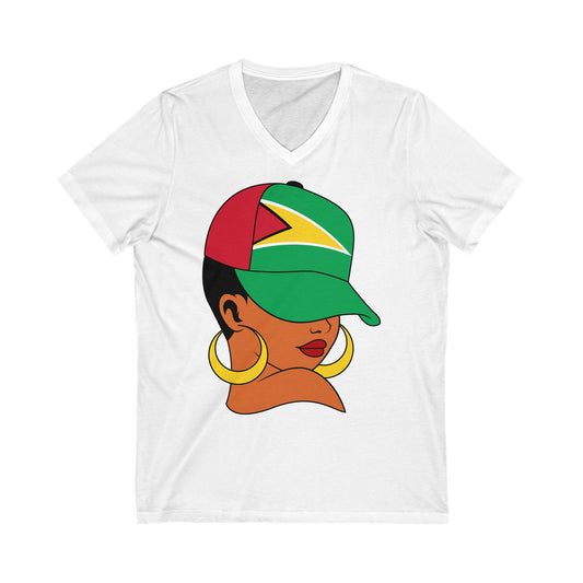 Guyana V-Neck T-Shirt  For Women