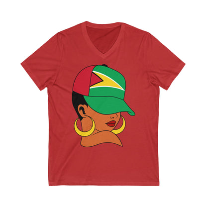 Guyana V-Neck T-Shirt  For Women