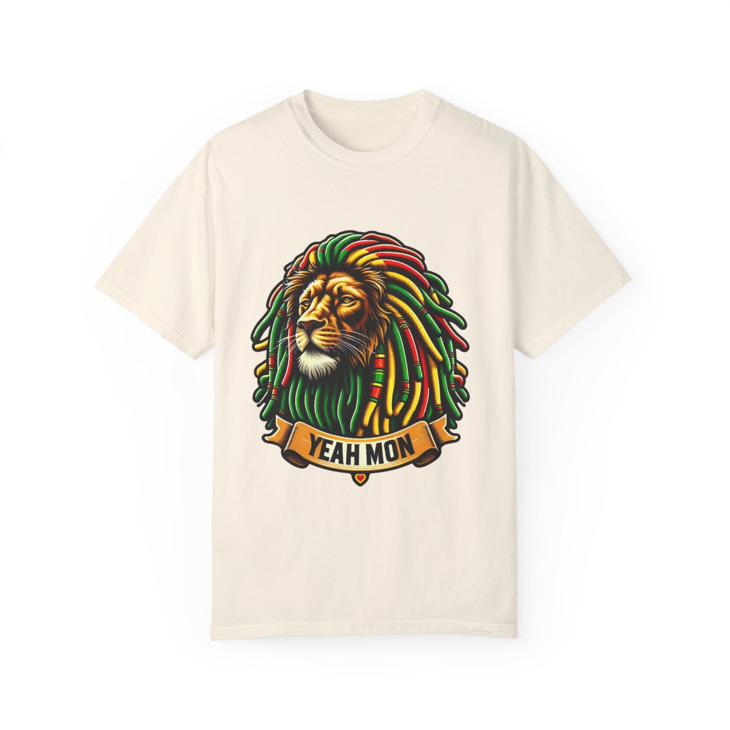 Rasta Lion Shirt Reggae Tee Yeah Mon Reggae Shirt Yeah Mon Jamaica Shirt Reggae Clothing Jamaica Slang Rasta Lion Shirt Rasta Reggae Shirt