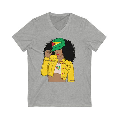 Guyana V-Neck T-Shirt  For Women