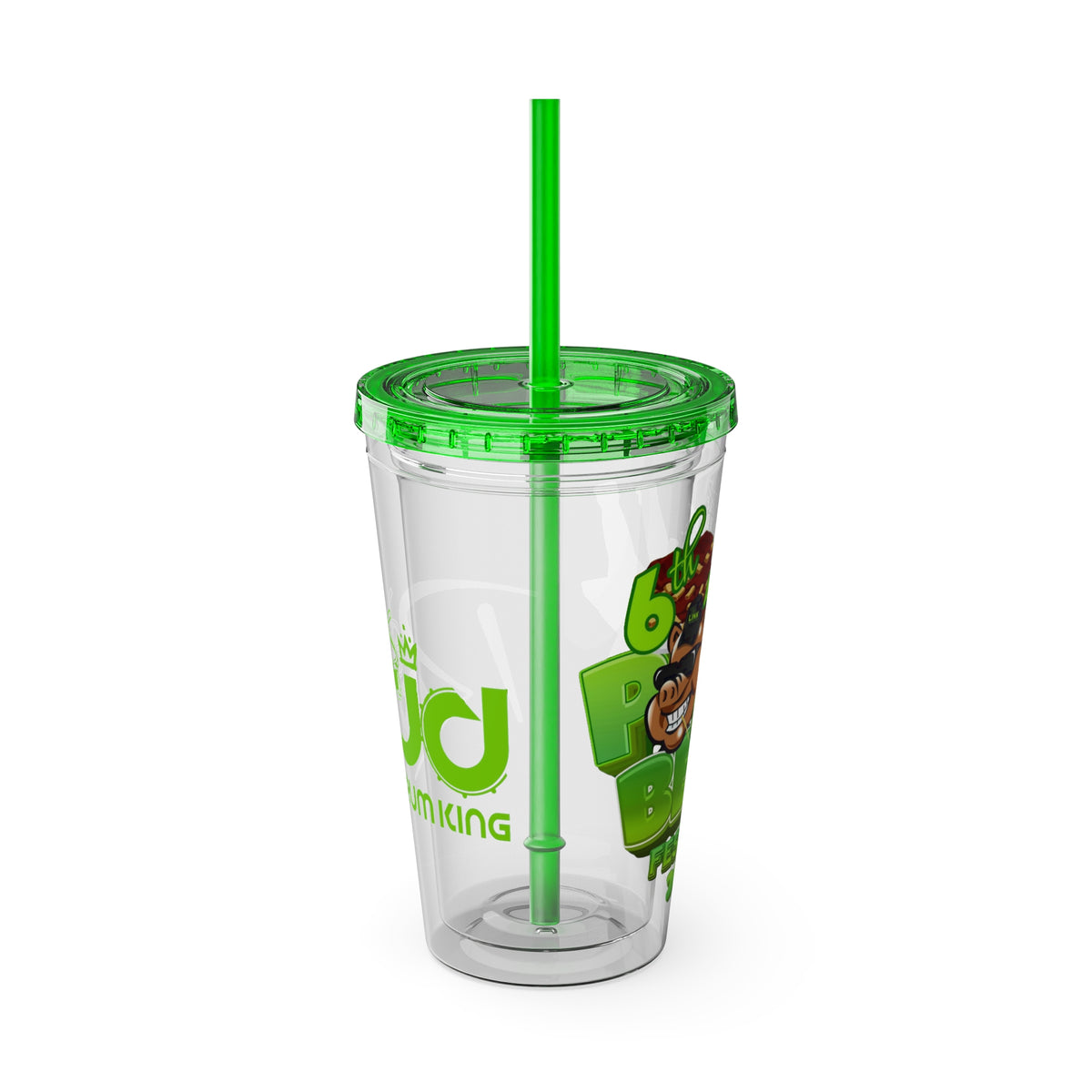 Ras Jd Custom  16oz Tumbler with Straw