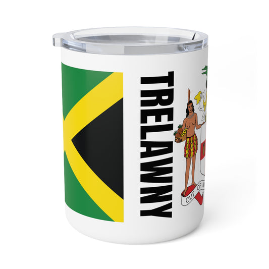 Personalized Jamaica Insulated Coffee Mug, 10oz Trelawny Jamaica Travel Cup