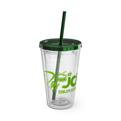 Ras Jd Custom  16oz Tumbler with Straw