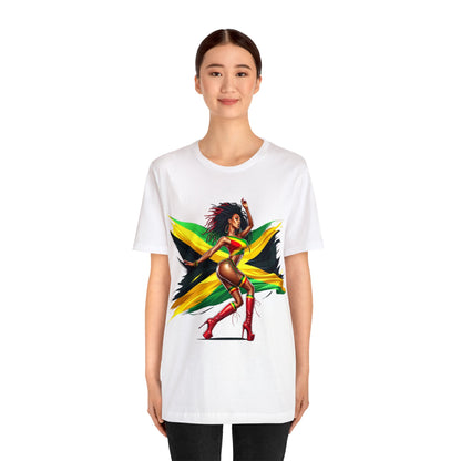 Jamaica Color Shirt Jamaica Shirt Jamaica Gift Reggae Aesthetics Jamaica Flag T-Shirt Reggae T Shirt Dancehall Reggae Tee