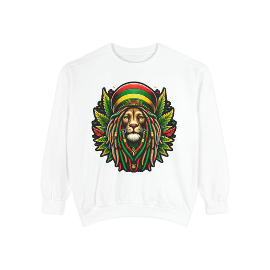 Men's Reggae Rasta Lion Head Sweatshirt