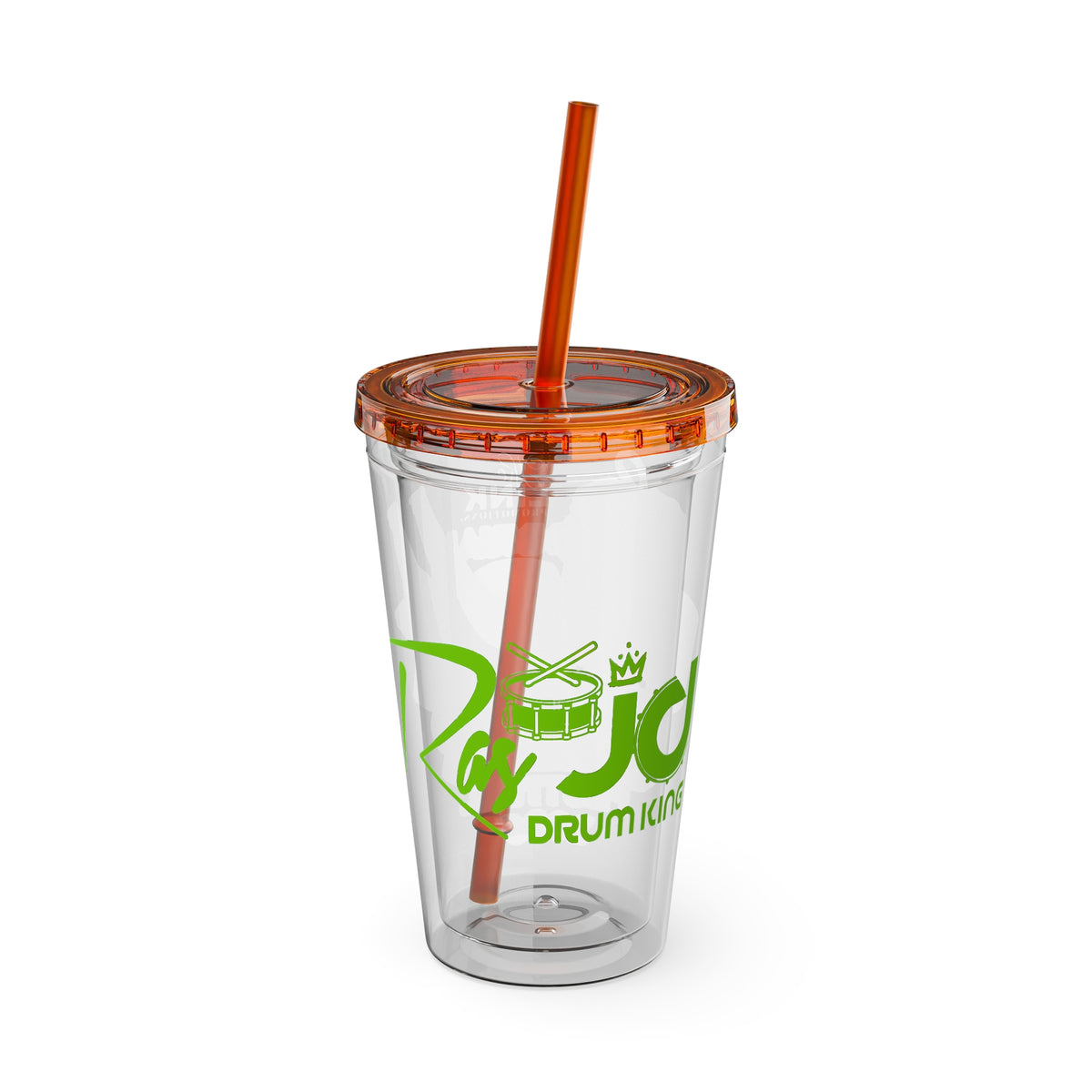 Ras Jd Custom  16oz Tumbler with Straw