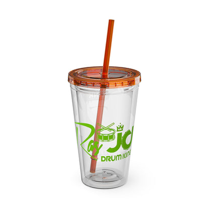 Ras Jd Custom  16oz Tumbler with Straw