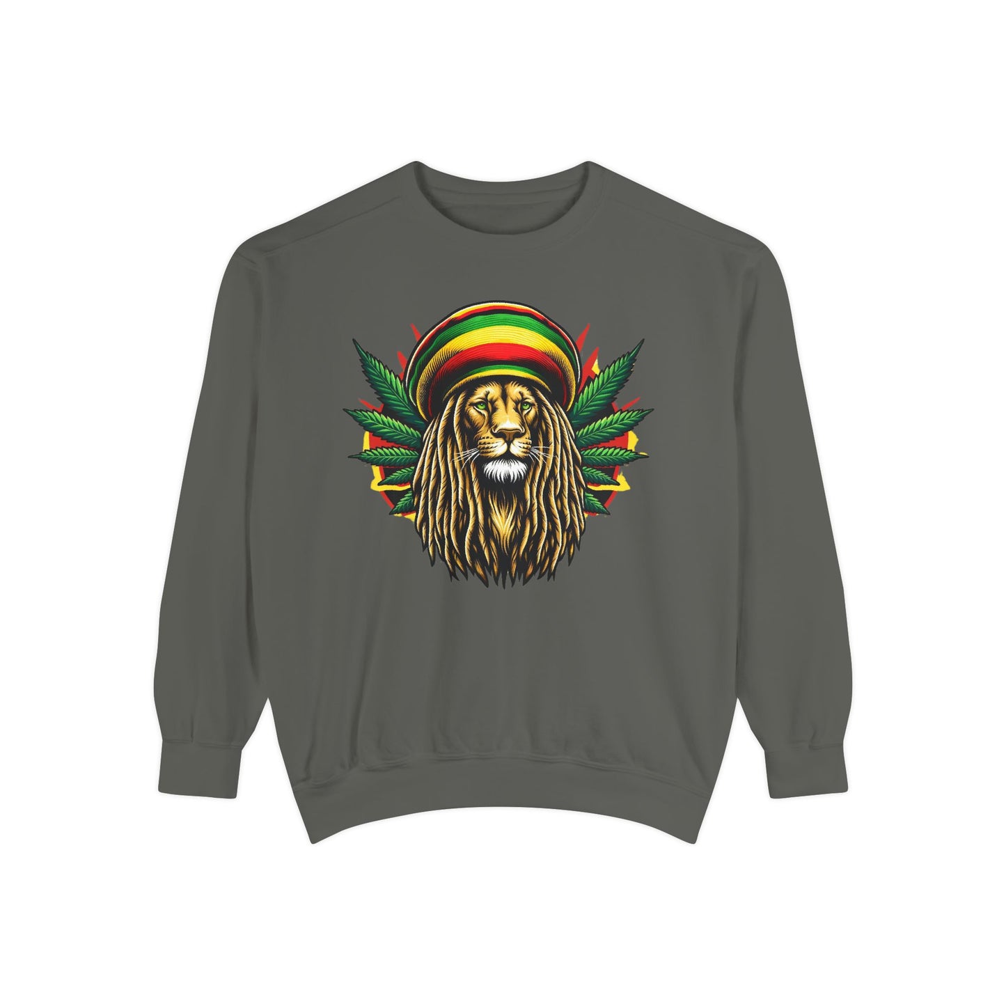 Men's Reggae Rasta Lion Head Sweatshirt