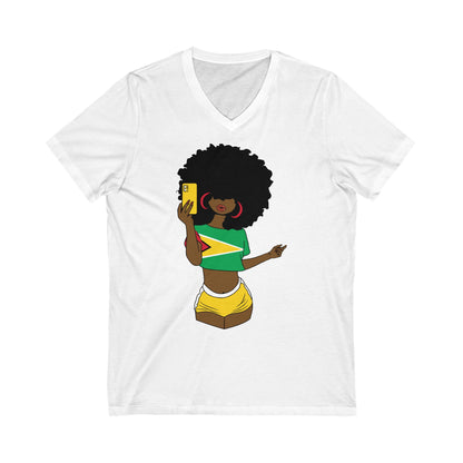 Guyana V-Neck T-Shirt  For Women