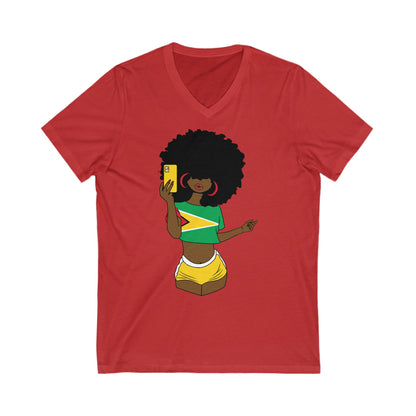 Guyana V-Neck T-Shirt  For Women