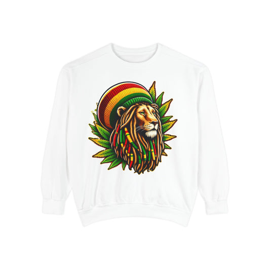 Men's Reggae Rasta Lion Head Sweatshirt