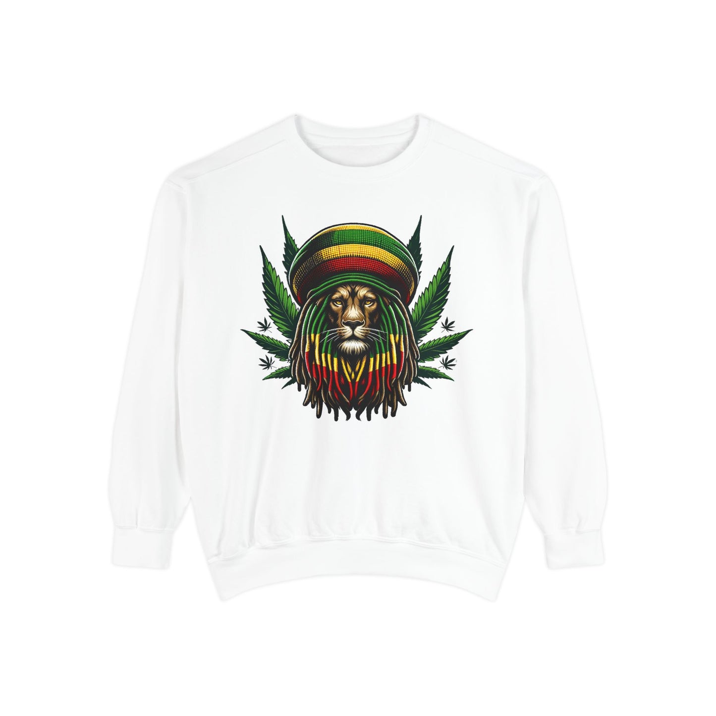 Men's Reggae Rasta Lion Head Sweatshirt