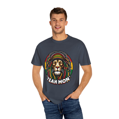 Yeah Mon Reggae Shirt Yeah Mon Jamaica Shirt Reggae Clothing Jamaica Slang Rasta Lion Shirt Rasta Reggae Shirt