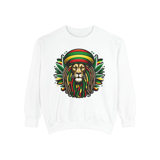 Men's Reggae Rasta Lion Head Sweatshirt