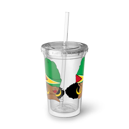 Guyana Flag Cup Guyanese Flag Cup Gift For Guyanese Women Guyanese Gift For Women Guyana Heritage Patriotic Guyana Flag Pride