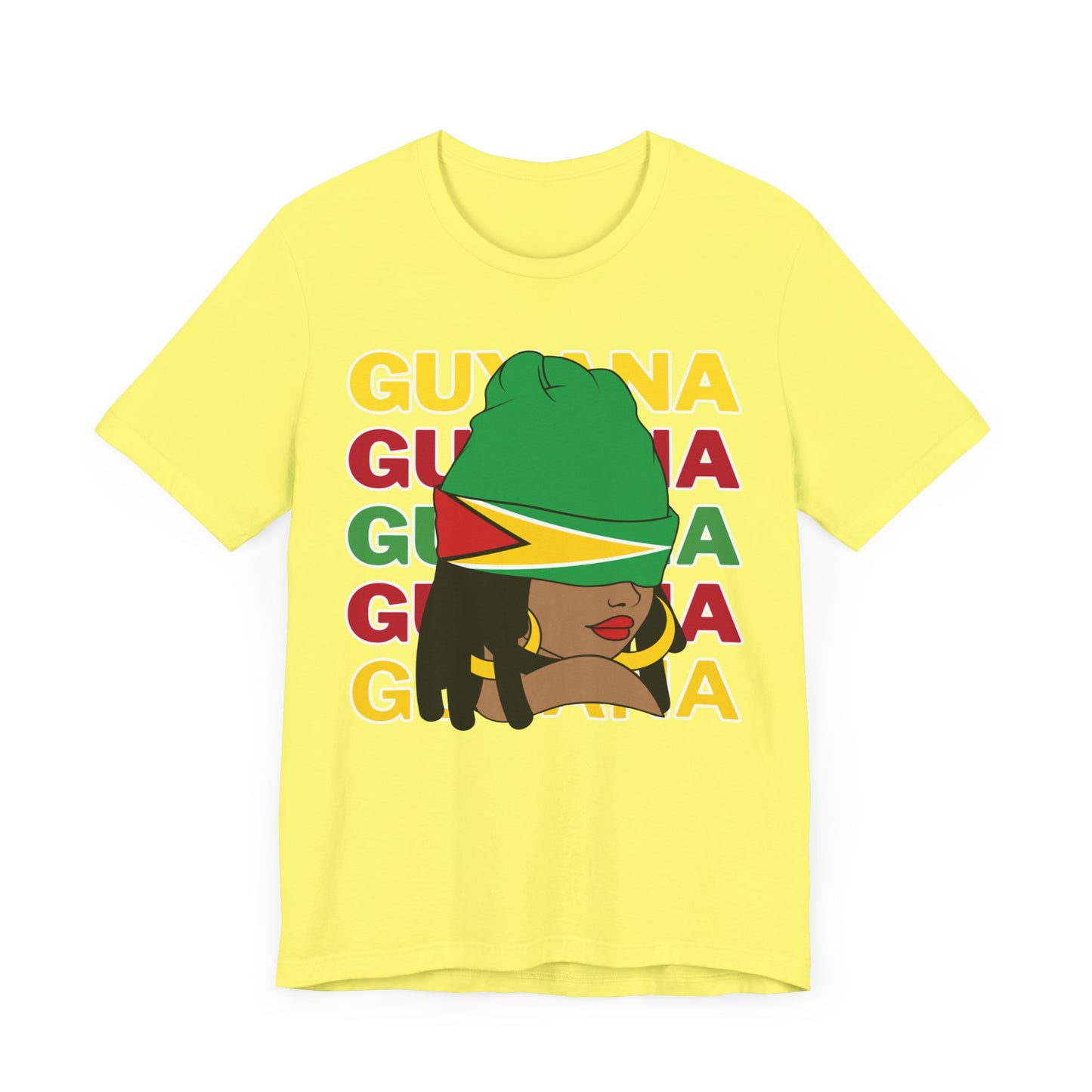 Ladies Guyana Flag T Shirt Gift For Guyanese Woman Guyana T Shirt For Girls Guyana Flag Themed T Shirt Guyana Heritage Shirt