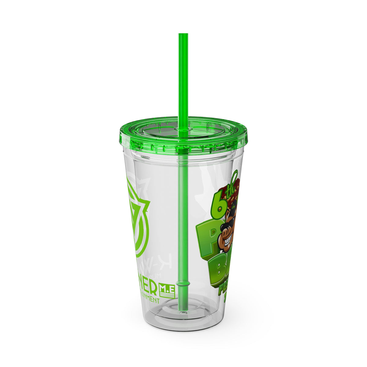 K Warner Custom  16oz Tumbler with Straw