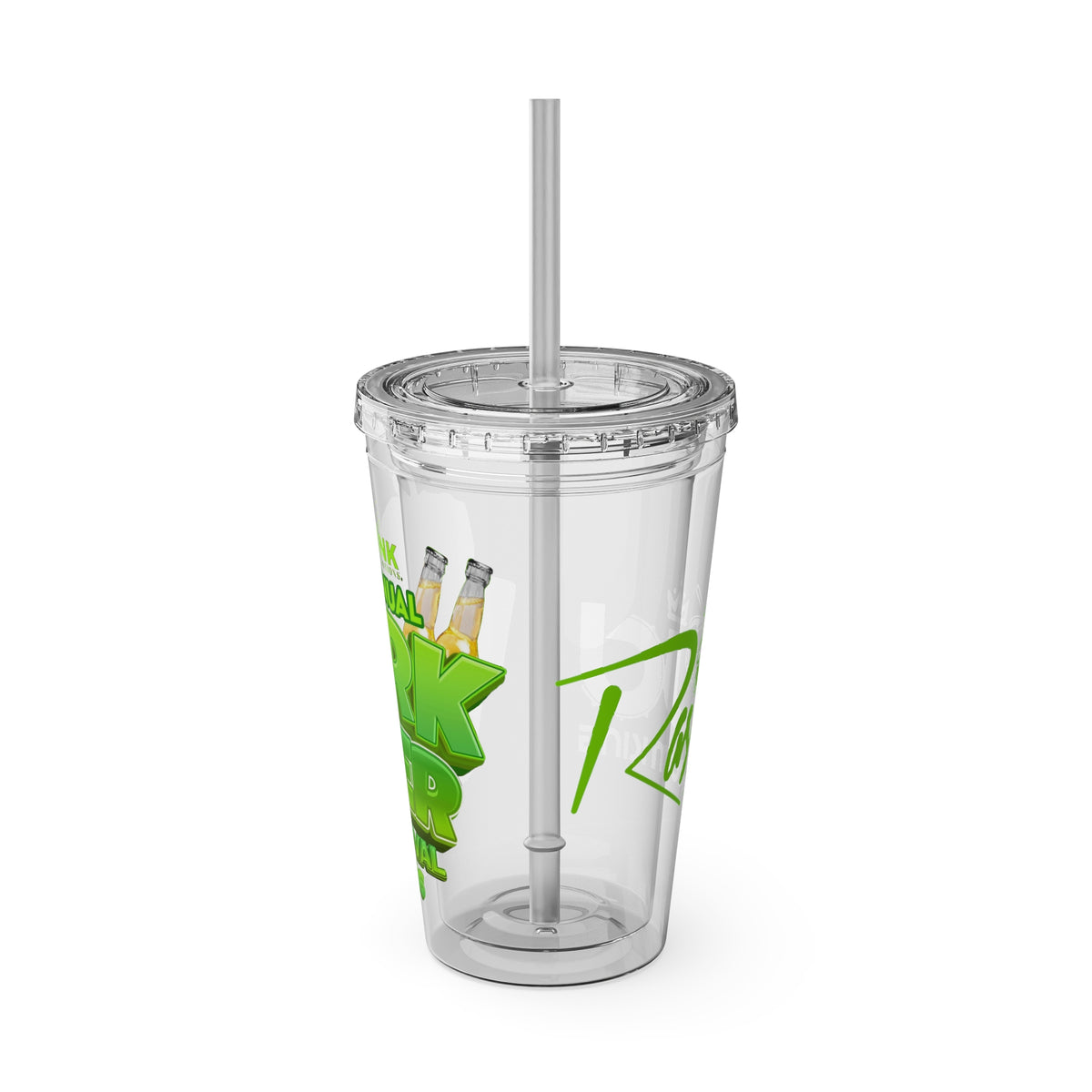 Ras Jd Custom  16oz Tumbler with Straw