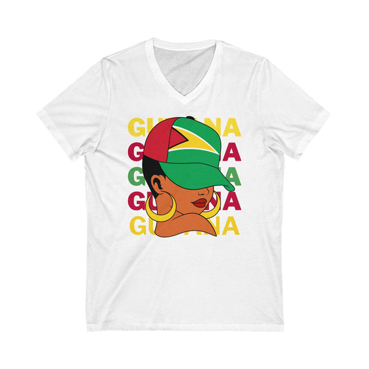 Guyana V-Neck T-Shirt  For Women