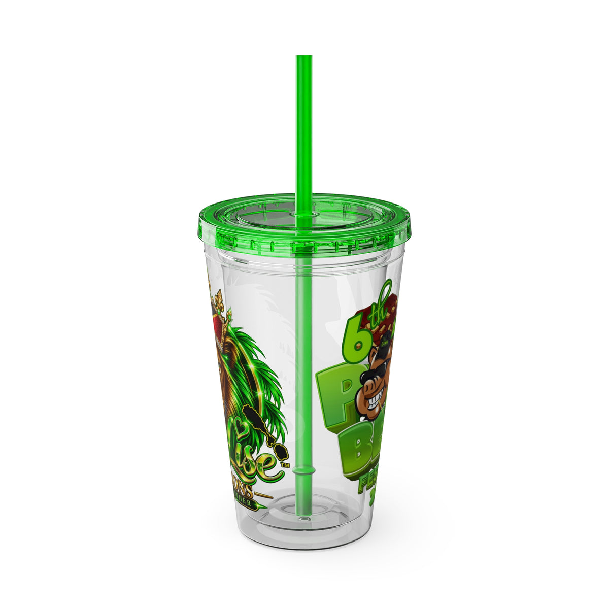Sexy Lise Custom Pork & Beer Festival 16oz Tumbler with Straw